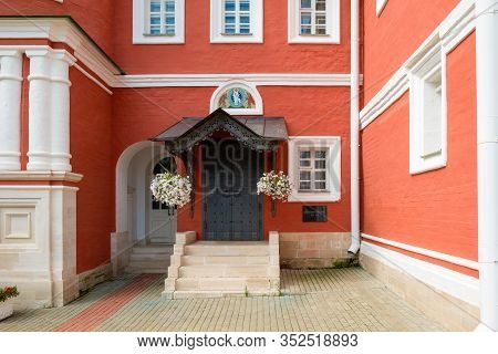 Entrance To The Gate Church Of The Transfiguration In The Nikolo-peshnoshsky Monastery.