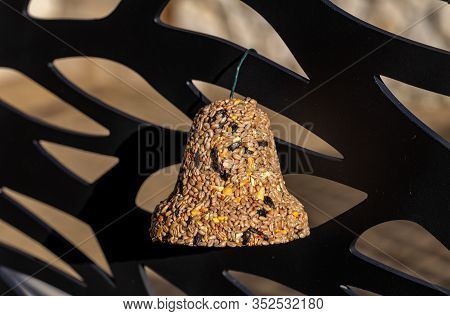 Bell From Various Grains, A Delicacy For All The Birds In The Garden