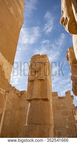 Luxor, Egypt : The Mortuary Temple Of Hatshepsut, Also Known As The Djeser-djeseru, Is A Mortuary Te