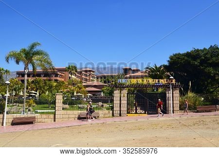 Tenerife,canary Islands,spain - March 15, 2019: View Of The Entrance To The H10 Costa Adeje Palace A