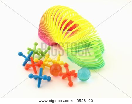 Colorato Slinky e martinetti