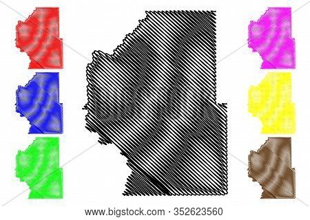 Park County, Colorado (u.s. County, United States Of America,usa, U.s., Us) Map Vector Illustration,