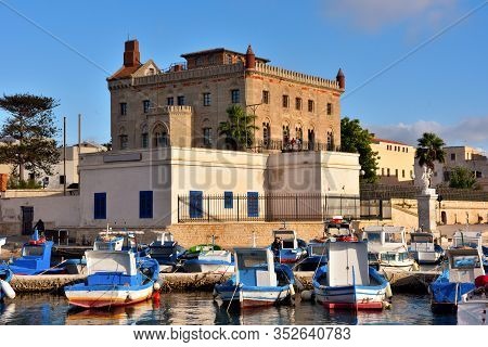 Florio Palace Is A Neo-gothic Building, Built By Ignazio Florio From 1876 To 1878 26 2019 Favignana 