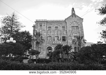 Florio Palace Is A Neo-gothic Building, Built By Ignazio Florio From 1876 To 1878 Favignana Sicily I