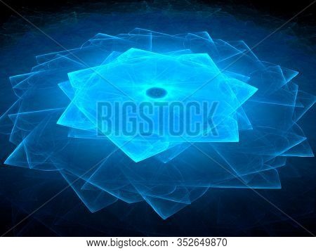 Abstract Fractal Shapes. Fantasy Background.