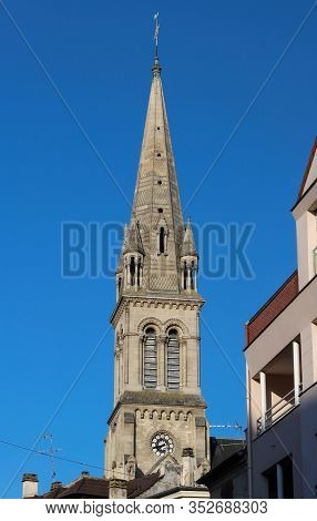 Church Located In The City Of Argenteuil And Named Basilique Saint Denys. France.
