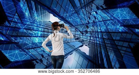 Future of virtual technology. Mixed media
