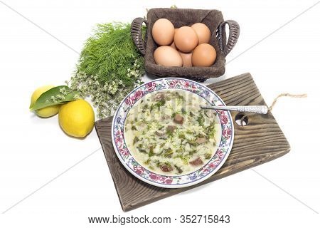 The Easter Composition. National Greek Soup 