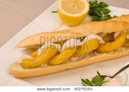 Bocadillo kalmary