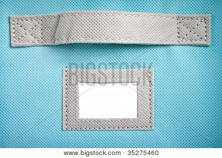 Tároló doboz fehér címke