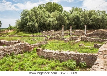 Dion Archaeological Park, Ruin Demeter Sanctuary, Greece