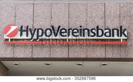 Trier, Germany - September 13, 2019:  Headquarters Of Hypovereinsbank In Trier, Germany - Hvb Is The