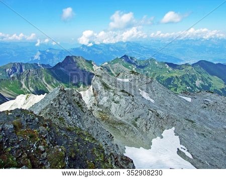 View From The Naafkopf Alpine Peak Located In Ratikon Border Alpine Mountain Massif Or Rätikon Grenz