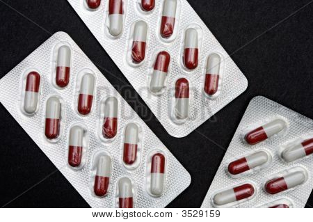 Pills In Plastic Container