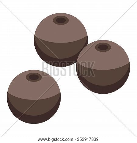 Pepper Sphere Icon. Isometric Of Pepper Sphere Vector Icon For Web Design Isolated On White Backgrou