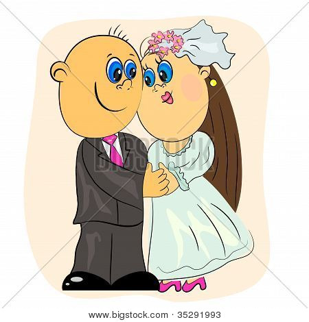 card.just cerimonia di nozze sposa sposa e sposo
