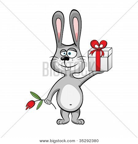 JackRabbit con caja de regalo
