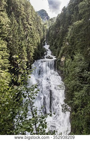 Alpine Waterfall
