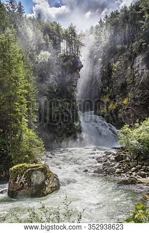 Alpine Waterfall