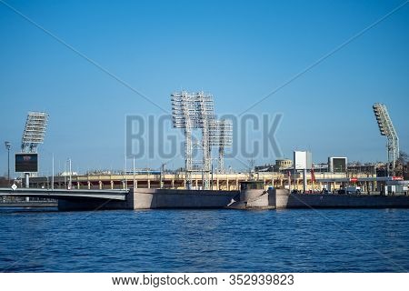 April 29, 2018, St. Petersburg, Russia. Petrovsky Stadium In St. Petersburg.