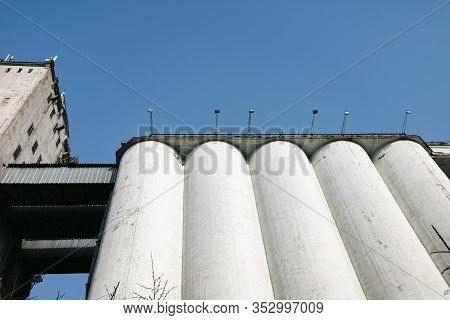Granary Elevator In Podil In Kyiv
