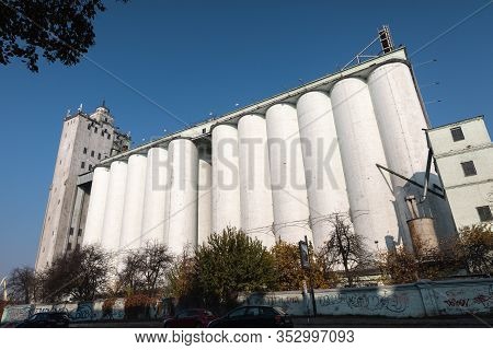 Granary Elevator In Podil In Kyiv