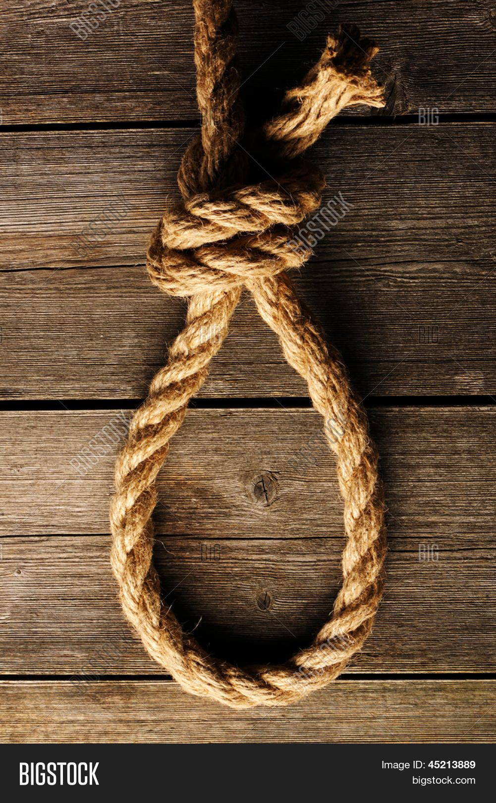Rope Noose Knot Over Image & Photo (Free Trial) Bigstock