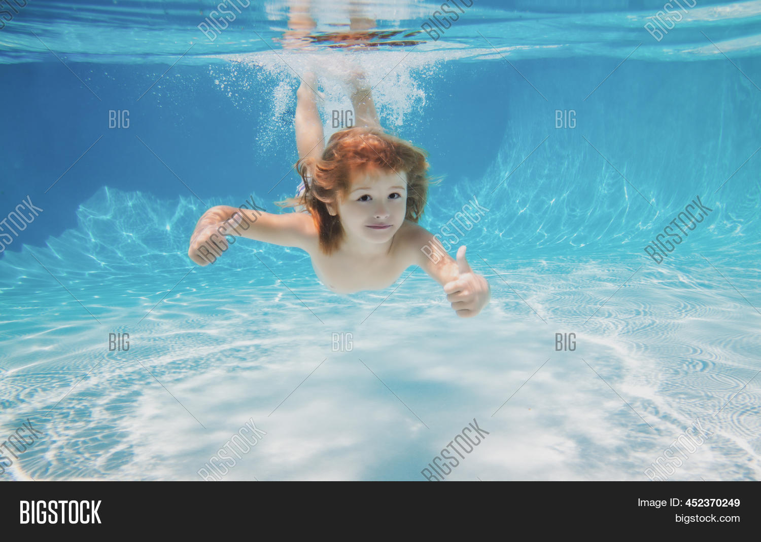Underwater Kid Image & Photo (Free Trial) Bigstock