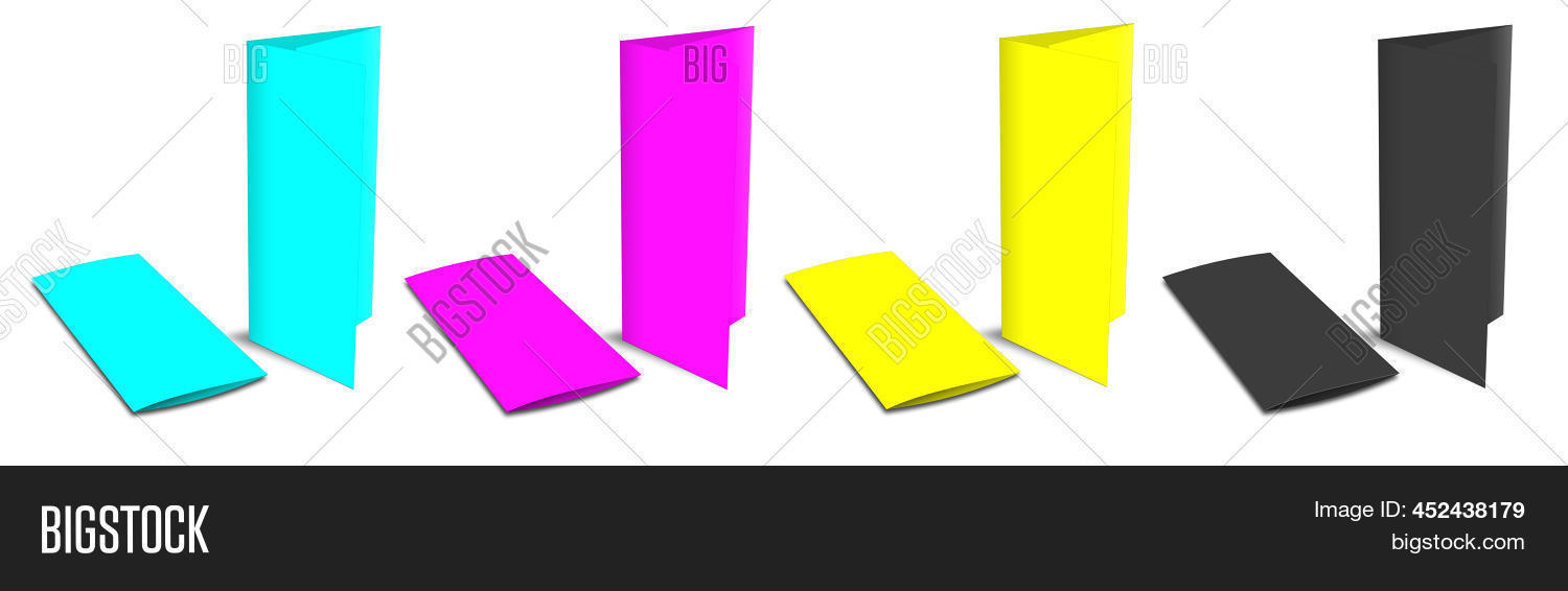 Four Cmyk Brochure Image & Photo (Free Trial) | Bigstock