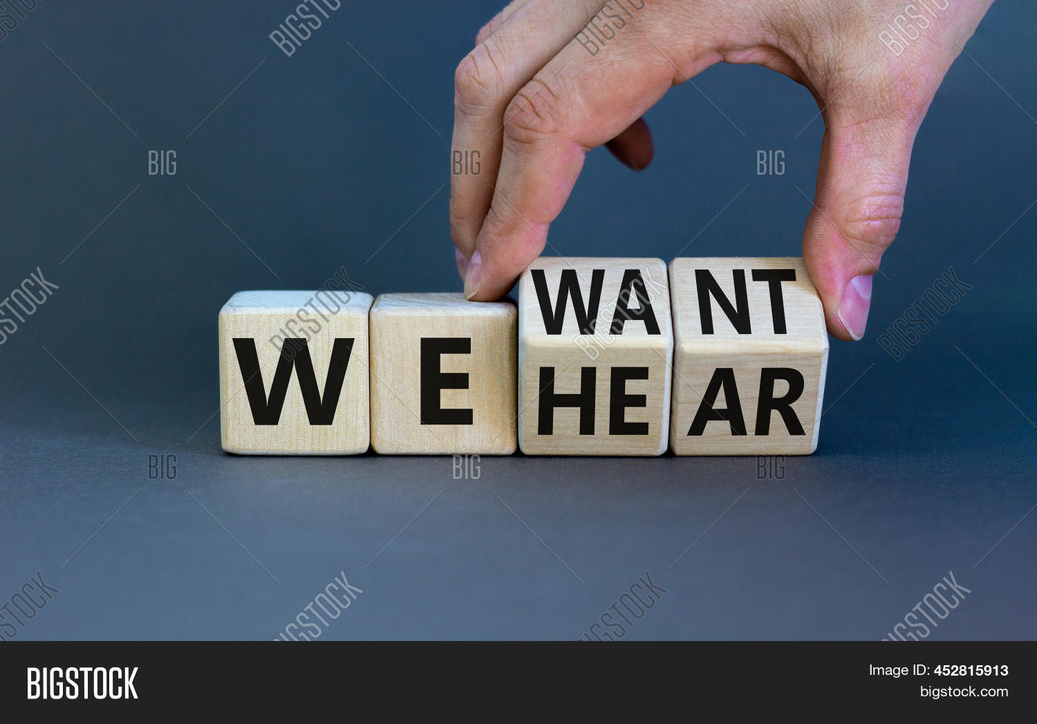 We Want Hear You Image &