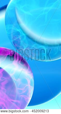 3d Rendering, Simple Wave, Colorful Abstract Background. Dark Desenho Digital Mobile Pattern