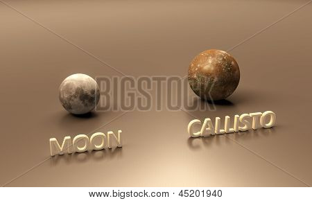 พระจันทร์และ Callisto