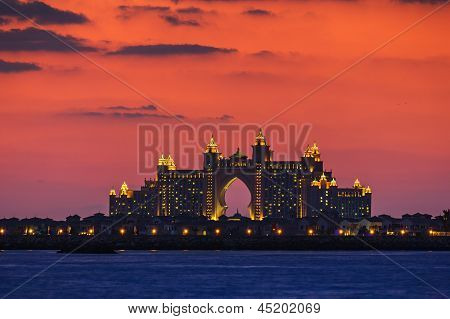 Atlantis Hotel  In Dubai. Uae. November 17, 2012
