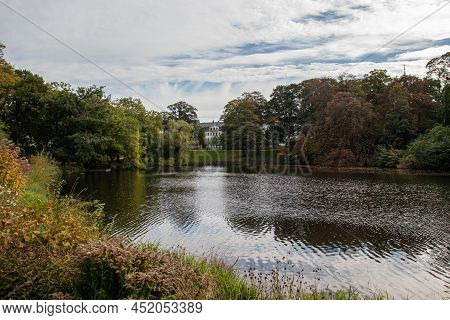 Copenhagen, Denmark. Oersted Park In The City Center. Tourism In Denmark.