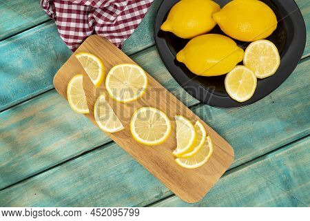 Ripe And Fresh Fruit, Yellow Lemon - Citrus Meyeri