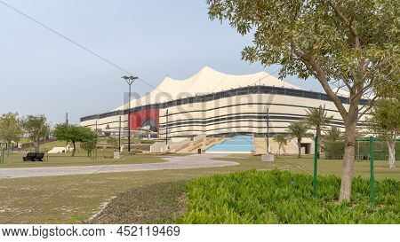 Al Khor, Qatar- March 03 2022:one Of The Venues Of Fifa Worldcup 2022, Al Bayt Stadium