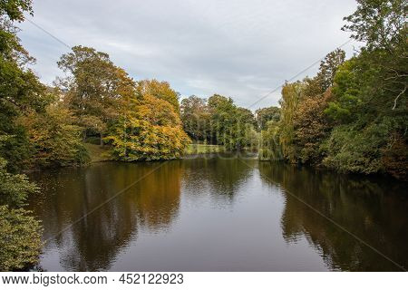 Copenhagen, Denmark. Oersted Park In The City Center. Tourism In Denmark.