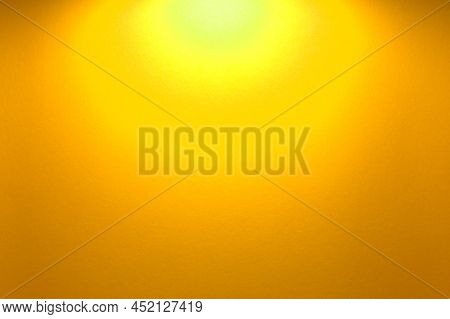 Orange Background. Light From Above. Paper Background.