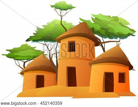 Africa Village. Rural Vector & Photo (Free Trial) | Bigstock