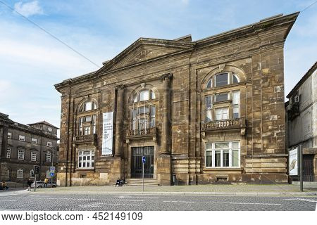 Porto, Portugal. March 2022.  Exterior View Of The Building Housing The Abel Salazar Institute Of Bi