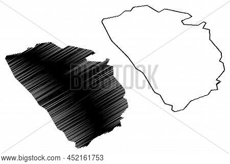 Nottingham Island (canada, Nunavut Territory, North America) Map Vector Illustration, Scribble Sketc