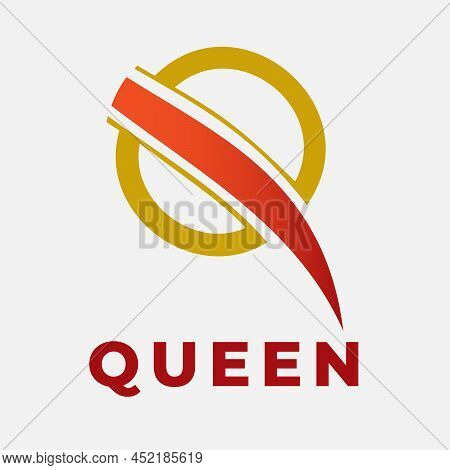 Logo Is Mostly Suitable For Q Branding, Queen Shape, Beauty Care Shop, Coastal Organization, Ceremon