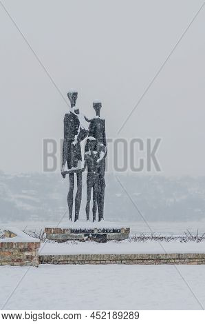 Memorial To The Victims Of The Novi Sad Raid In 1942 On Serbs, Jews And Roma.