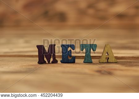Multicolored Letters With The Word 