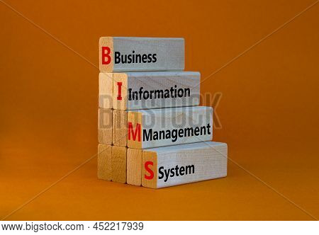 Bims, Business Information Management System Symbol. Concept Words Bims, Business Information Manage