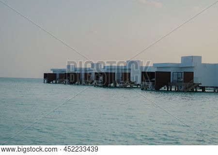 Maledives Holiday In Paradise Sunset View To The Sea