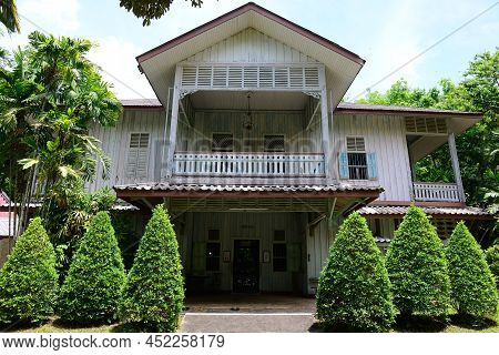 Trang, Thailand - March 23, 2022 : Phraya Ratsadanupradit Mahison Phakdi Museum Attractions In Kanta