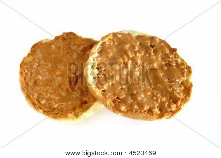 English Muffin With Peanut Butter