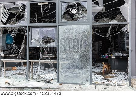 War In Ukraine. Streets Of Bucha