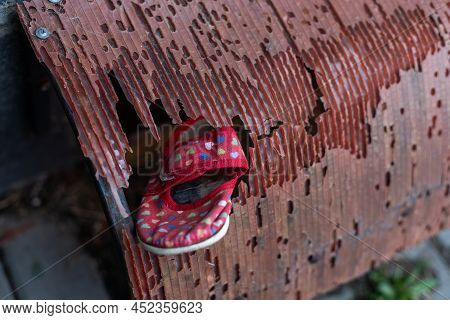 Kids Shoes On Representing Civilian Casualties In An Active War Zone